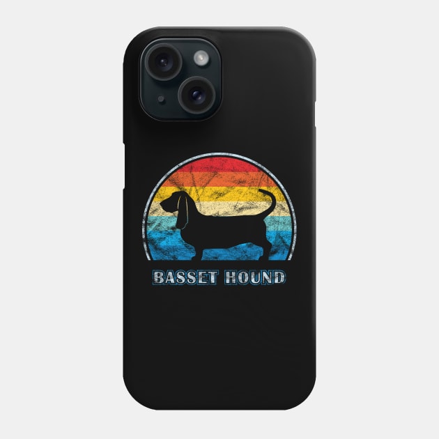 Basset Hound Vintage Design Dog Phone Case by millersye