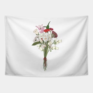 Valentines Bouquet Tapestry