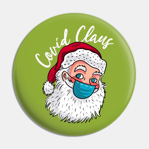 Covid Claus Pin by MikeBrennanAD