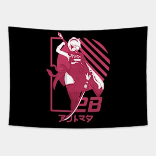 Samurai Japan 2B Yorha AutoMata Tapestry