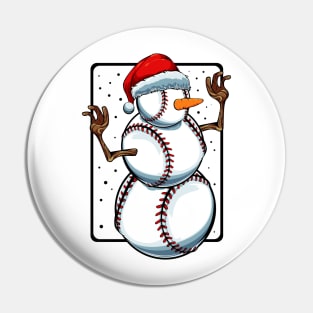 Christmas Snowman Pin