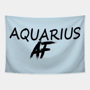 AQUARIUS AF BLACK Tapestry