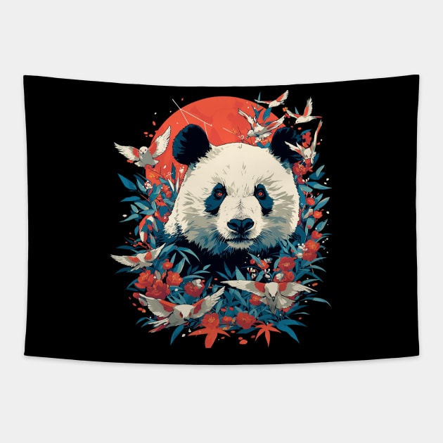 panda Tapestry by retinac 