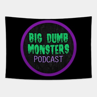 Big Dumb Monsters Logo Tapestry