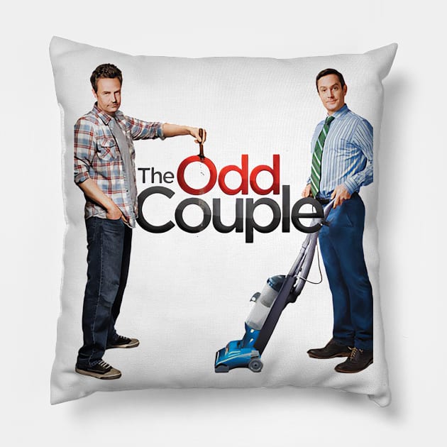 the odd couple Pillow by Ria_Monte
