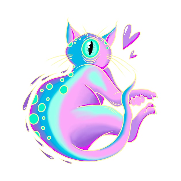 Cosmic Kitty by JulieKitzes