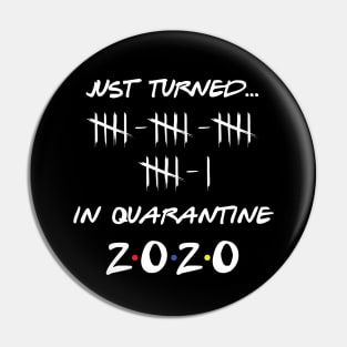 Just Turned 21 In Quarantine Humor Birthday Pin