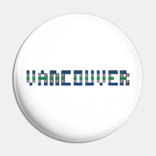 Tiled Pixel Hockey City Vancouver 2017 Pin