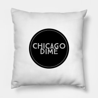 Chicago Dime Inverse 2017 Logo Pillow