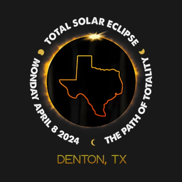 Denton Texas Total Solar Eclipse 2024 by SanJKaka