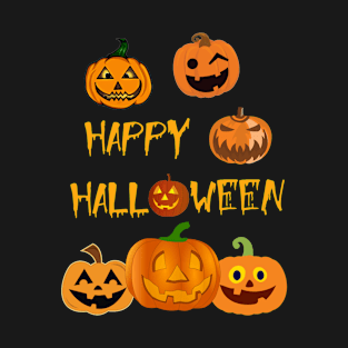 Happy Halloween Pumpkins T-Shirt