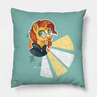 Sunburst vintage cutie mark Pillow