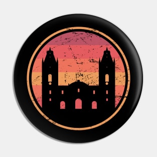 Retro Peruvian Peru Cathedral Pin