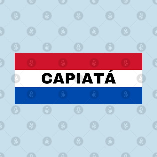 Capiatá City in Paraguay Flag Colors by aybe7elf