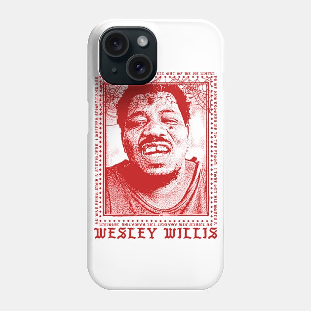 Wesley Willis /// Retro Style Fan Art Design Phone Case by DankFutura