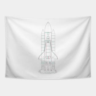 Houston Rocket NASA Space Shuttle Tapestry