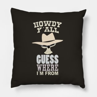 Texas Y'all Pillow