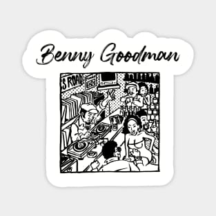 benny goodman ll vinyl store Magnet