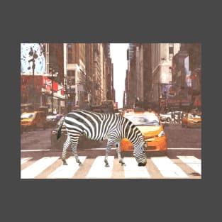 Zebra in New York City T-Shirt