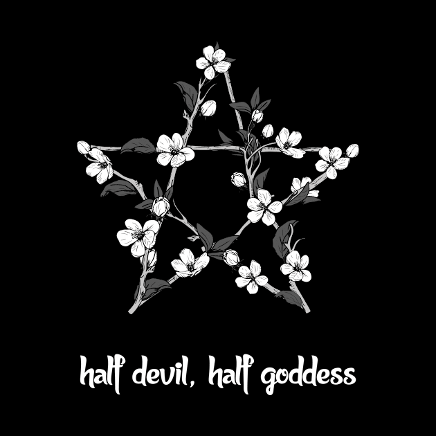 Half Devil, Half Goddess Vintage Occult by wbdesignz