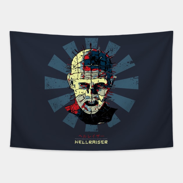 Hellraiser Retro Japanese Tapestry by Nova5