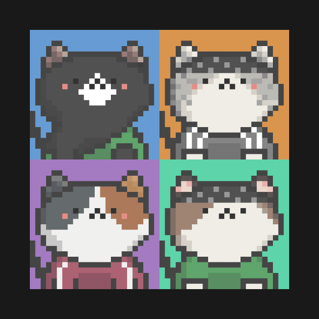 Pixel Cat Tile 037 by Infinite Mew Mew