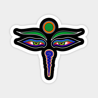 Tibetan Buddha Eyes Magnet