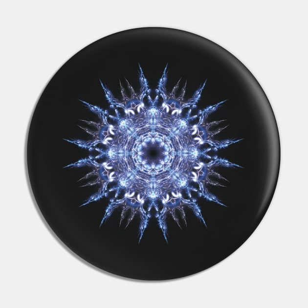 Fractal Mandala Pin by Manafold