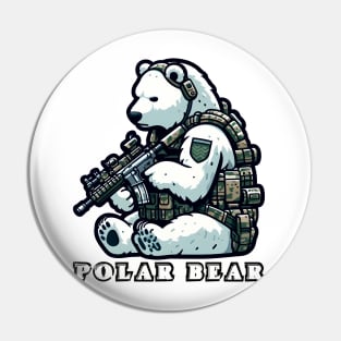 Tactical Polar Bear Pin