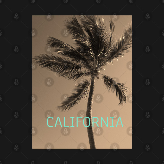 California palm tree by Coreoceanart