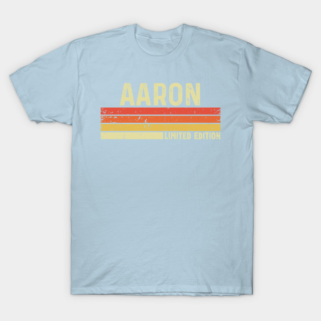 Disover Aaron First Name Vintage Retro Personalized Gift - Aaron - T-Shirt