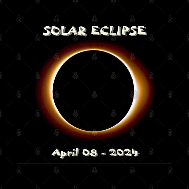 Solar Eclipse April 08 - 2024 Print by posterbobs