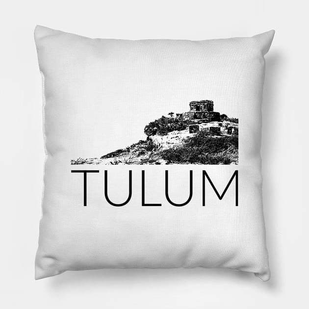Tulum Mexico Pillow by caseofstyle