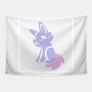 Purple and pink dog Tapestry