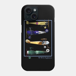 WWI Fighters Airplanes Vintage Phone Case