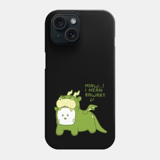 dragon cat Phone Case