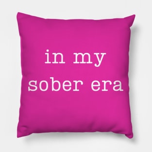 In My Sober Era Typewriter Pillow