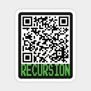 Recursion QR Code Magnet