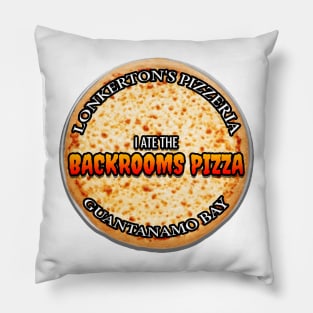 BACKROOMS PIZZA CIRCULAR Pillow