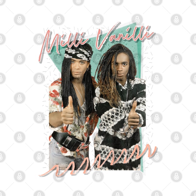 Milli Vanilli /\/\ Vintage Style Aesthetic Design by DankFutura