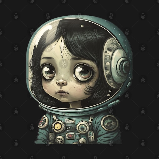 Astronaut Girl by alienfolklore