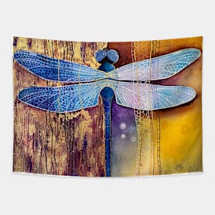 Golden dragonfly Tapestry