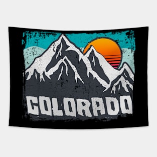 colorado day - retro vintage colorado design Tapestry