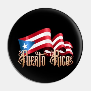 Puerto Rico Classic Flag Pin