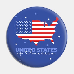 Modern America Pin