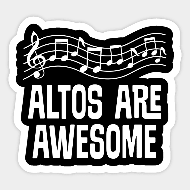 Choir Alto Sticker