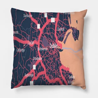 Dublin colour map Pillow