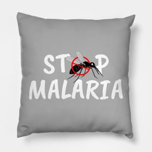 stop malaria Pillow