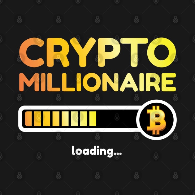 Crypto Millionaire Loading Miner Hodl Blockchain Bitcoin by Riffize