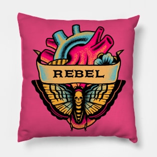 Rebel Heart Moth Totem Pillow